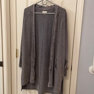 Lucky brand long coats are super soft material like new super cute